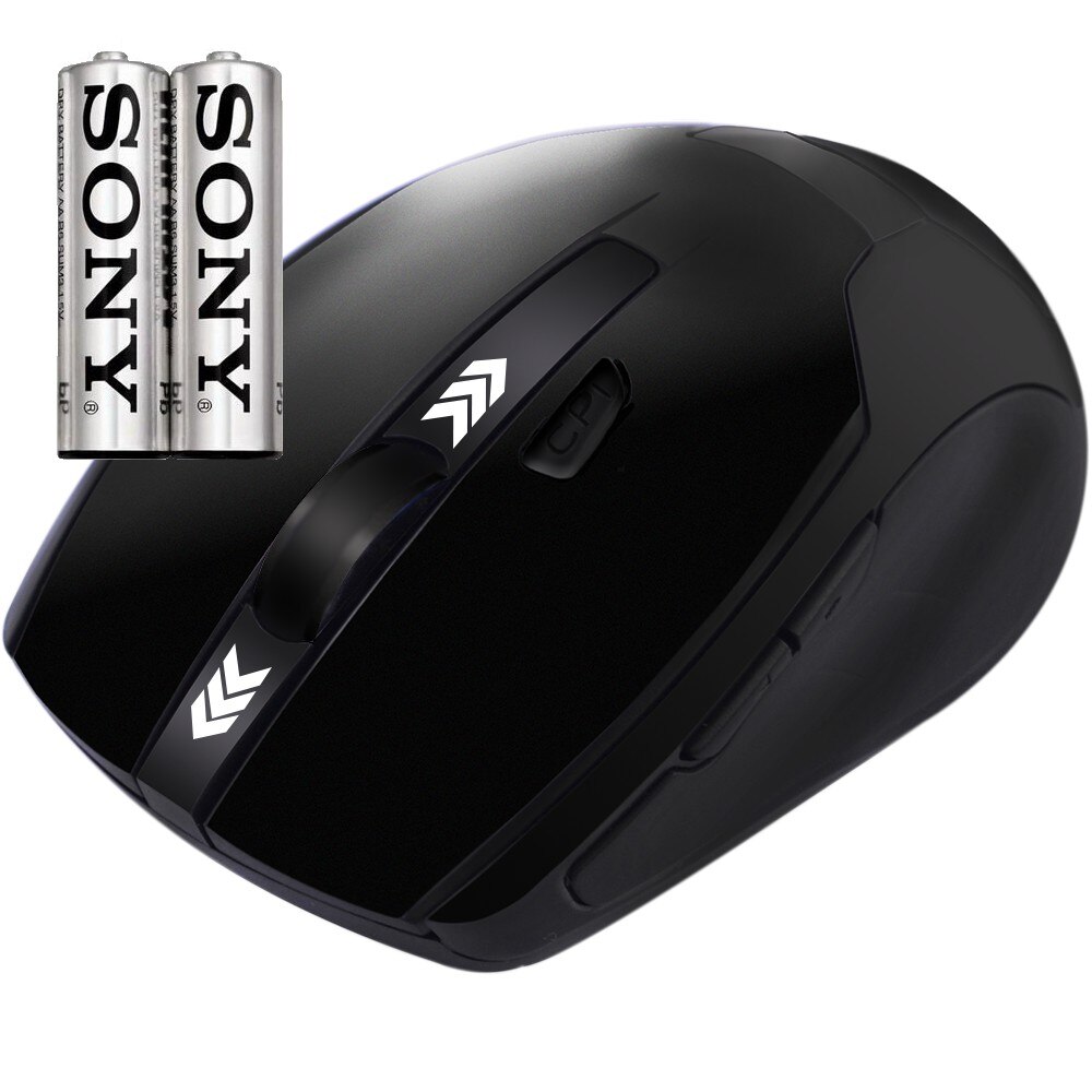 Mouse wireless Akyta AM7066 5D 6-keys Optical cu baterii SONY incluse
