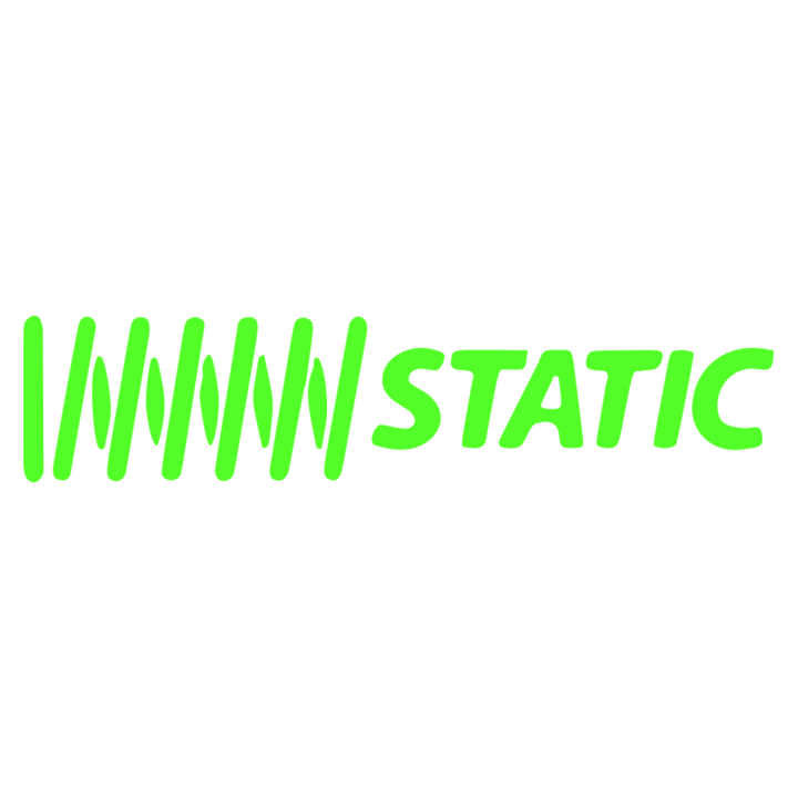 Sticker auto ''Static v2'', 20x6 cm, Verde