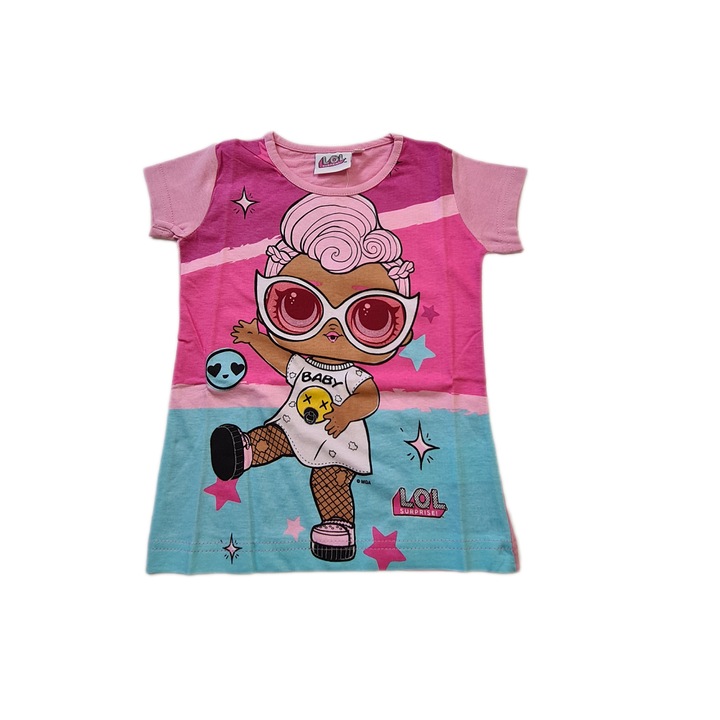 Gyerek póló, LOL Surprise, rózsaszín