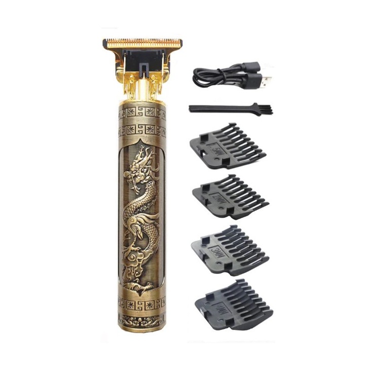 Aparat de tuns si barbierit reincarcabil, Material Metalic