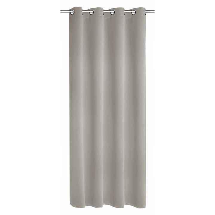 Draperie cu inele Bl.out Mia crem-bej 245x140