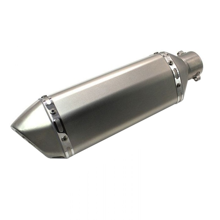 Toba esapament pentru motociclete MTEP012, Zoco Moto, Amortizor sunet, Universal, Otel