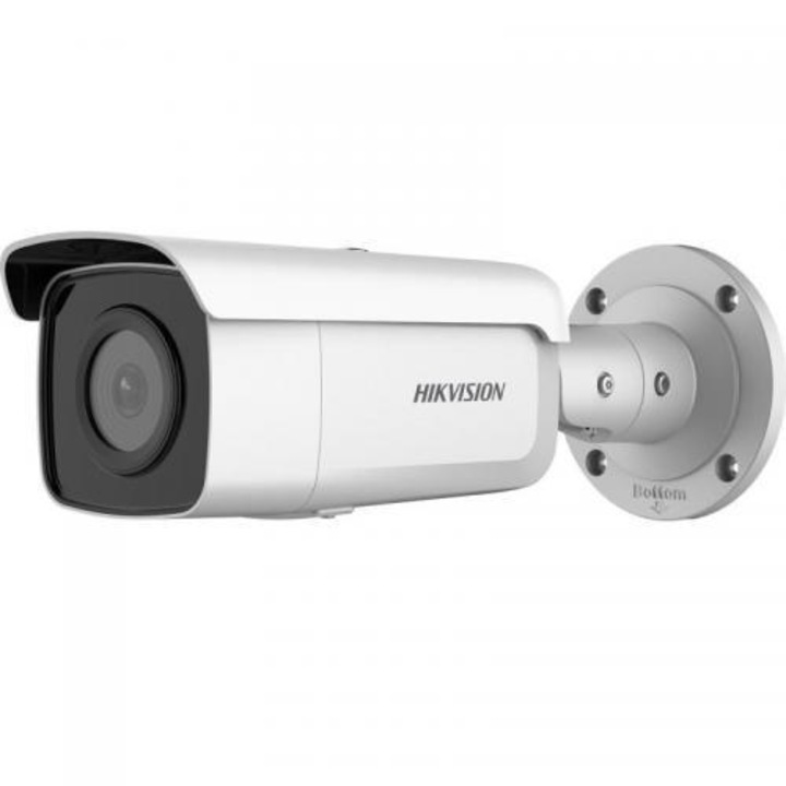 Camera supraveghere Hikvision IP bullet DS-2CD2T86G2-2I2C, 8MP, Acusens Pro Series, lentila, 2.8mm, IR, 60m, Alb