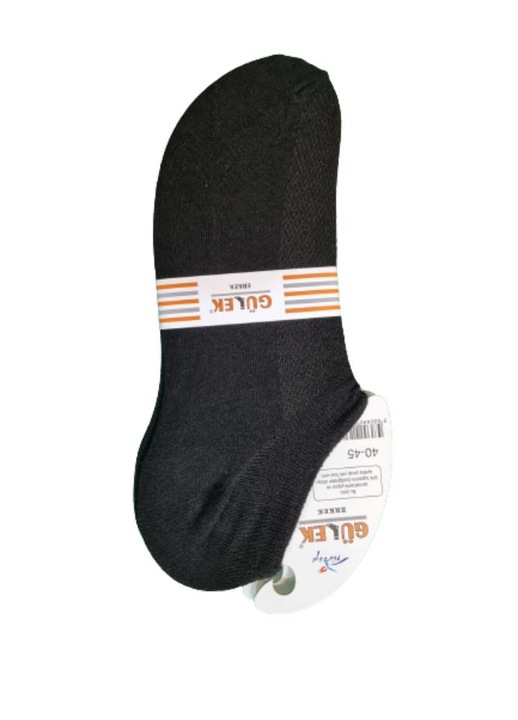 Set 4 sosete barbatesti scurte, 80%bumbac 17%polyamide 3%elastan, 40-45, negru