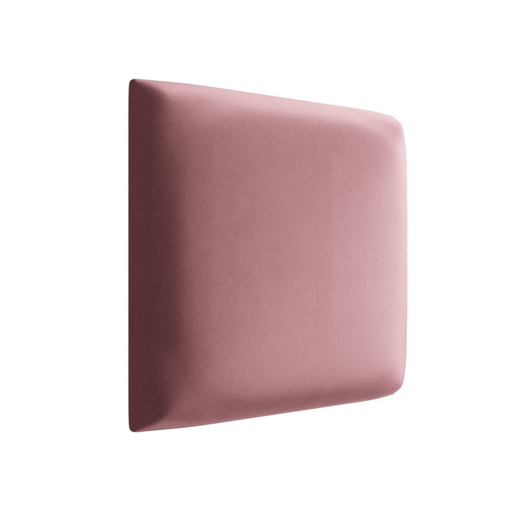 Panou tapitat pentru perete Pag, MIRJAN24, roz, 42x42 cm