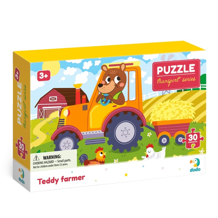 Puzzle Dodo - Tedy fermier, 30 piese