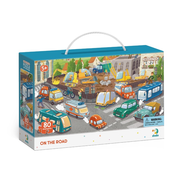 Пъзел Dodo Traffic Jam от 80 части, 5+ години
