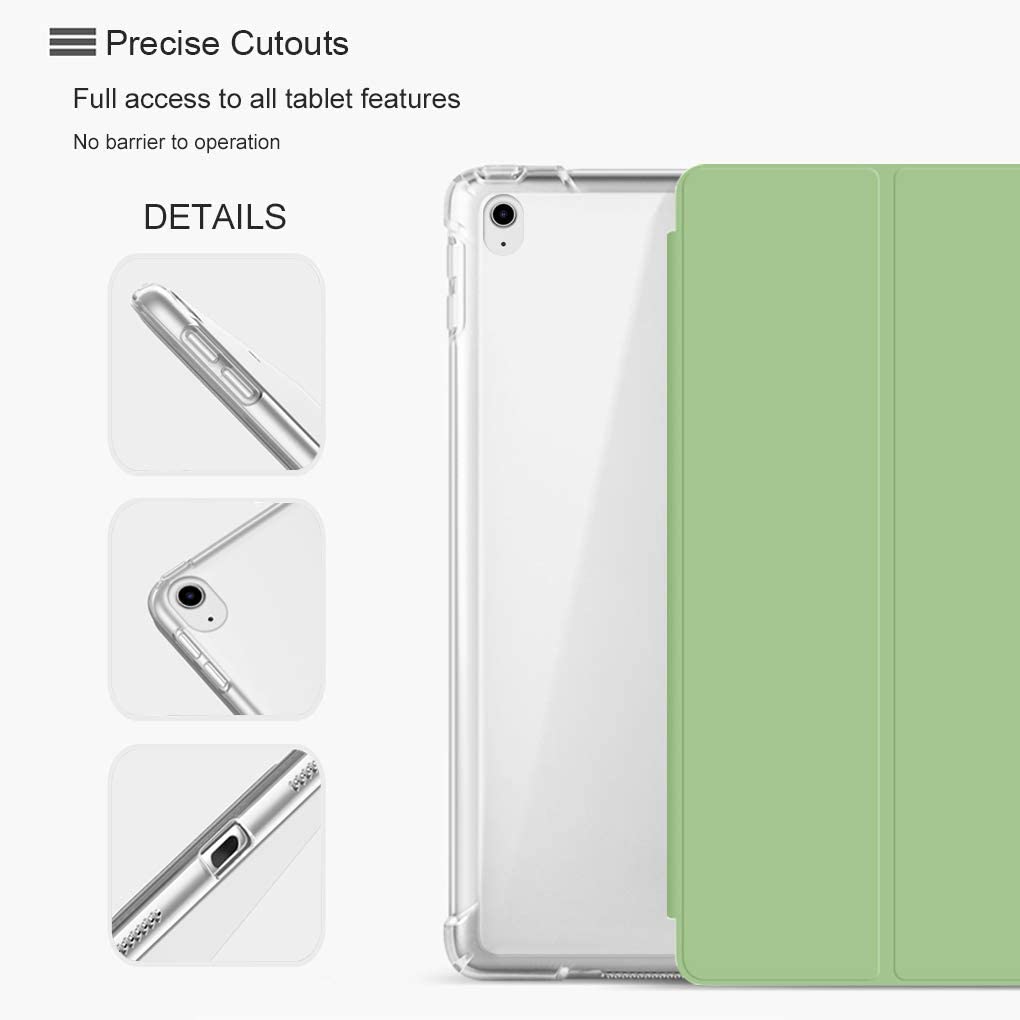 Husa Premium pentru Apple iPad Air 4 10.9" Trifold Silicon Verde Fistic
