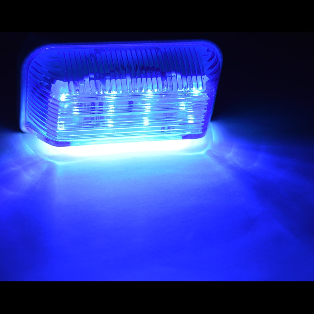 Комплект 2 х LED странична лампа, за габарит, 24V, синя - eMAG.bg