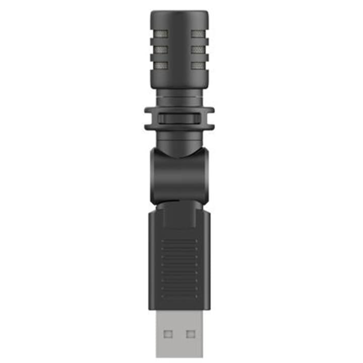 Boya BY-M100UA kompakt mikrofon, vezetékes, USB-A, kondenzátor, mindenirányú, 50 Hz - 18 kHz, fekete