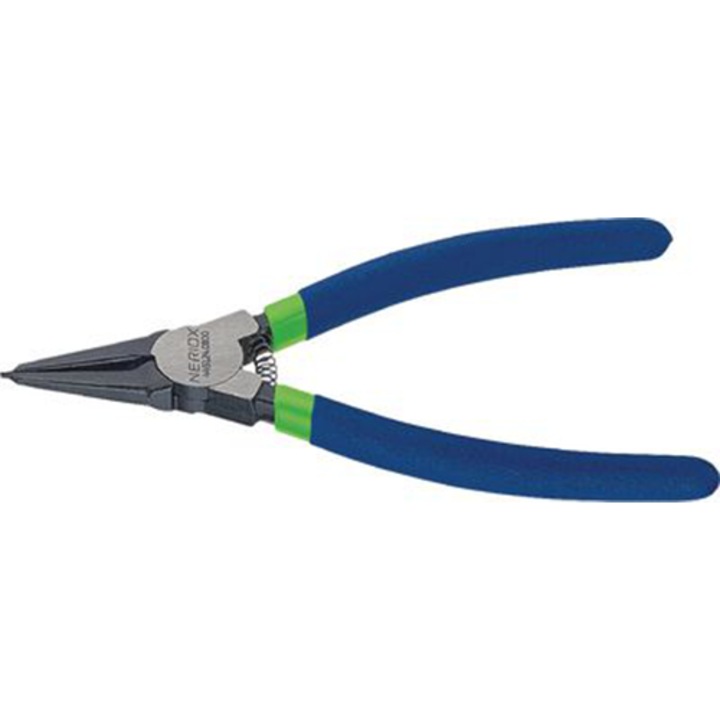 Cleste inel de siguranta, drept, 140 mm, pentru inele exterioare, Neriox, 445124.0200
