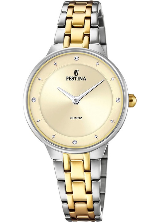 Noi karora, Festina, Mademoiselle kristalyokkal F20625, Aranysárga, aranysárga
