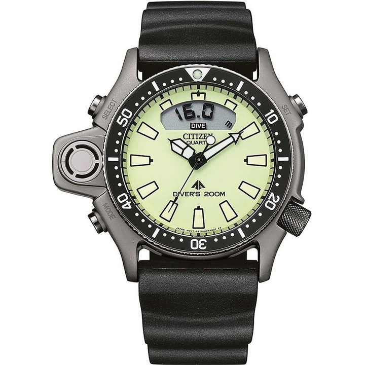 Мъжки часовник Citizen JP2007-17W, Кварцов, 44мм, 20ATM