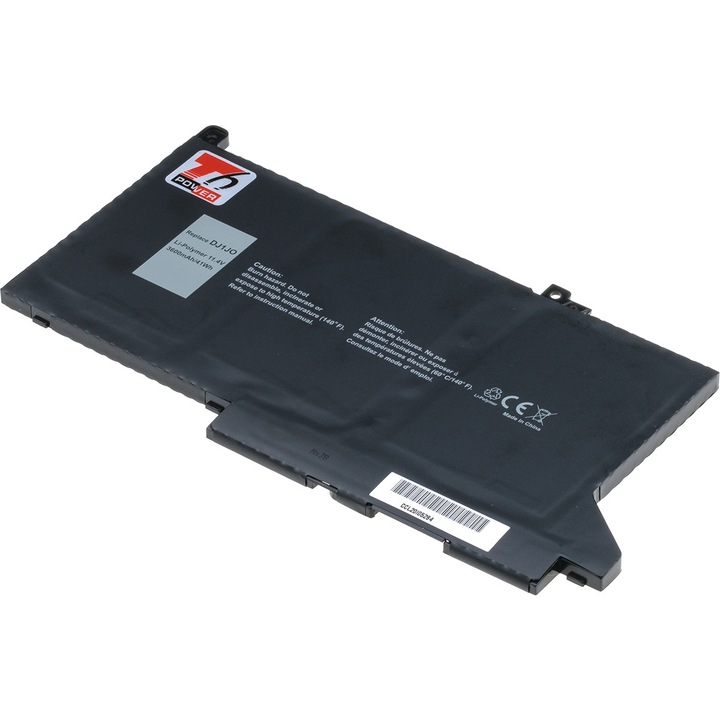 Baterie T6 Power compatibil cu Dell Latitude 7280, 7290, 7380, 7390, 7480, 7490, 3600mAh, 41Wh, 3cell, Li-pol