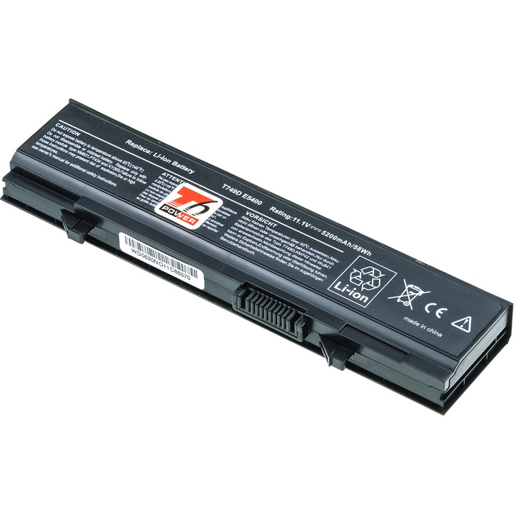 Baterie T6 Power compatibil cu Dell Latitude E5400, E5500, 5200mAh, 58Wh, 6 celule
