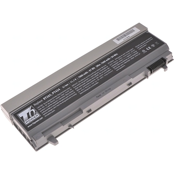 Baterie T6 Power compatibil cu Dell Latitude E6400, E6500, 7800mAh