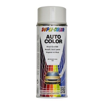 Vopsea auto Dacia Dupli-Color, nemetalizat, 350 ml, Alb 10 Vopsea auto Dacia Dupli-Color, nemetalizat, 350 ml, Alb 10