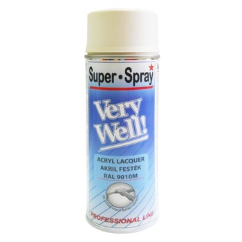 Vopsea spray decorativa Dupli-Color Very Well, RAL9010, 400 ml, Alb mat Vopsea spray decorativa Dupli-Color Very Well, RAL9010, 400 ml, Alb mat
