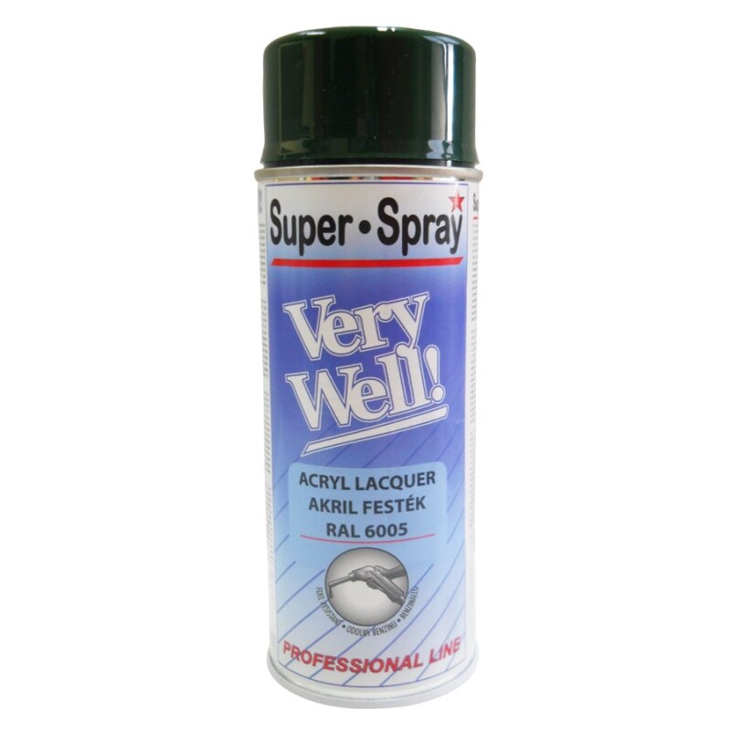 Vopsea spray decorativa Dupli-Color Very Well, RAL6005, 400 ml, Verde lucios
