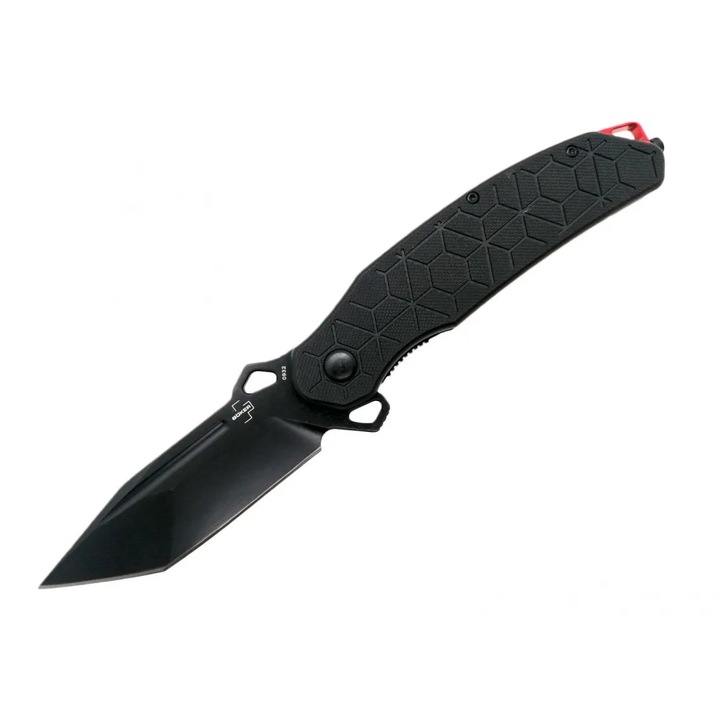 Briceag Tactic Boker Plus Yokai 01BO151 Otel D2 Tanto Point Maner G10 Negru Clip Reversibil EDC Robust Siguranta Flipper Lock Utilizare Zilnica Colectie Cutite Premium