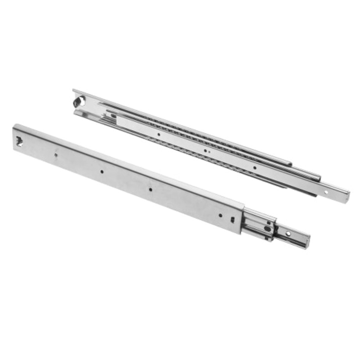 Glisiera metalica, Cu bile, L-850, Extensie completa, Capacitate de incarcare pana la 100 kg