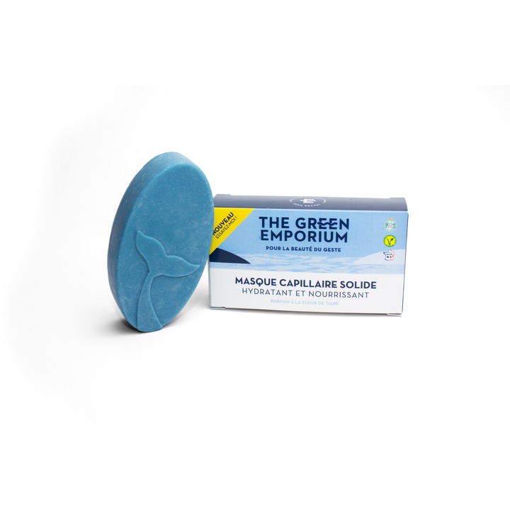 Masca de par solida, THE GREEN EMPORIUM, Hidratanta, Hranitoare, 84 g