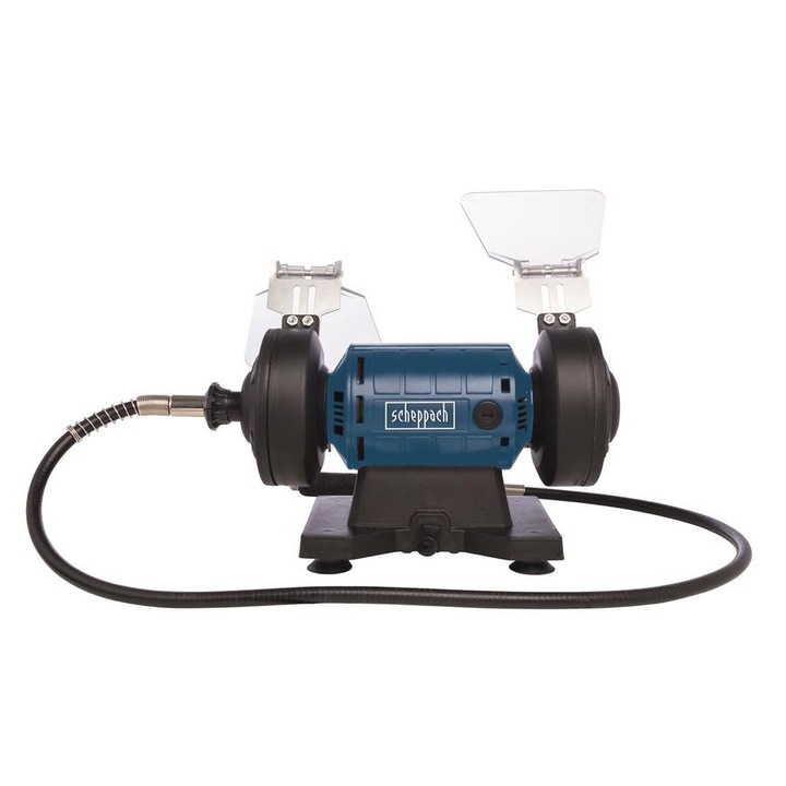 Scheppach HG 35 kettős köszörű 120 W flexdrive rendszerrel
