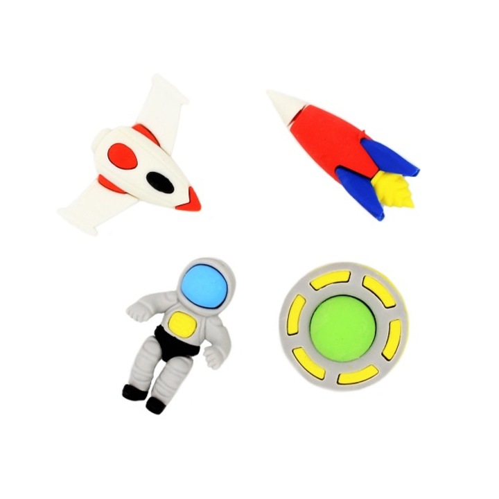 Set radiere colectionabile Erazer Buddies Space