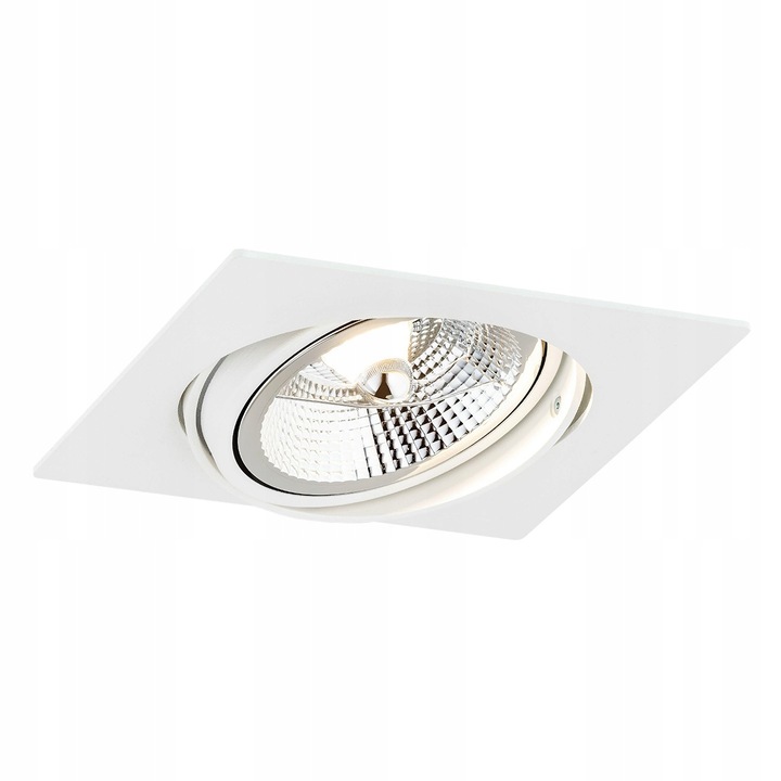 Aplica Olimp Plus cu 1 sursa de lumina, ARGON, Otel, Alb, GU10, 17x17 cm