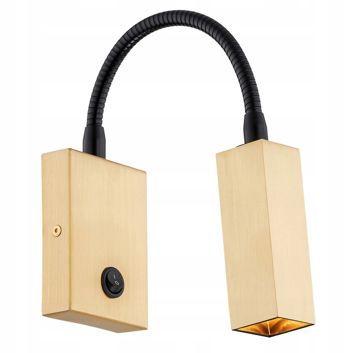 Spot cu 1 sursa de lumina, ARGON, Rockstar, Otel, Alama, G9, 38x6 cm