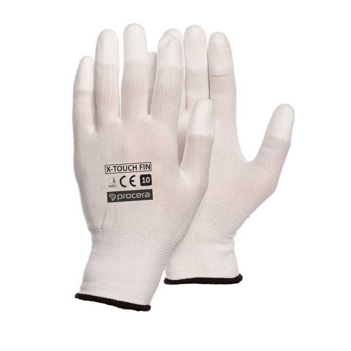 Manusi de protectie X-TOUCH FIN acoperite cu PU Marimea 9