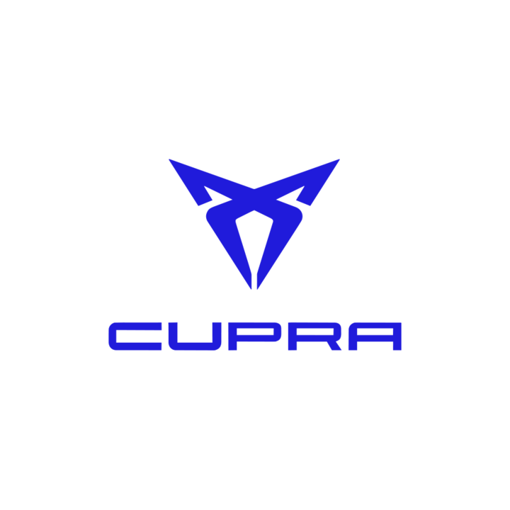 Sticker auto ''Cupra v2'', 20x21 cm, Albastru