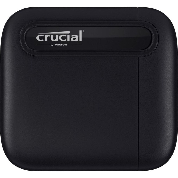 Crucial CT500X6SSD9 külső szilárdtest-meghajtó, USB-C, 500 GB, fekete