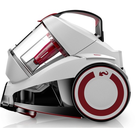 Aspirator fara sac Dirt Devil gama Rebel, 700 W, 1.8 l, 2 accesorii, Filtru HEPA, Alb/Rosu