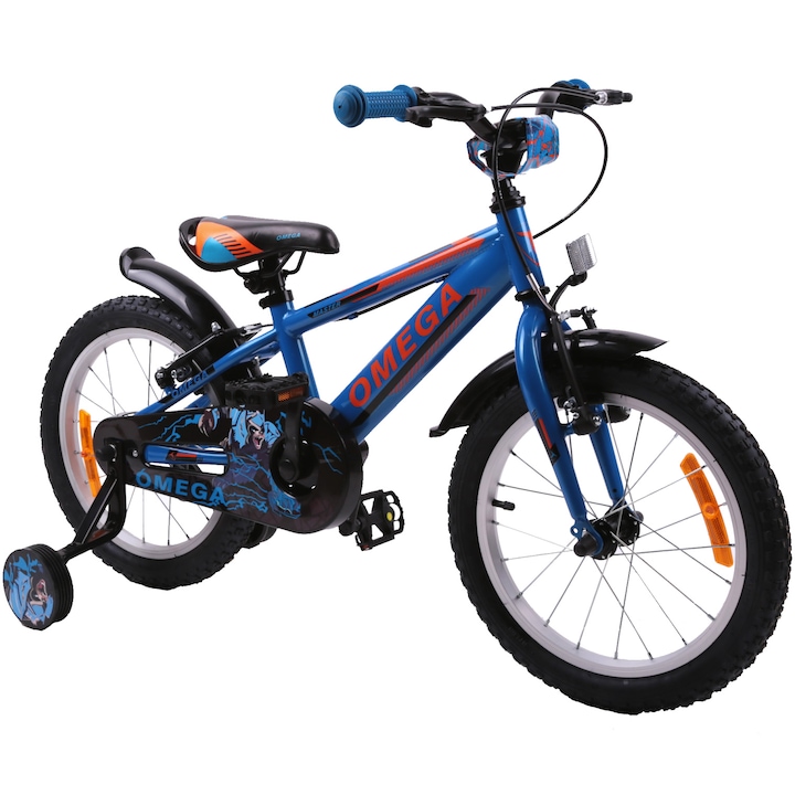 Велосипед Omega Master, За деца, 12", Син
