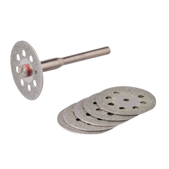 Set 6 piese 5 mini discuri diamantate Silverline 22mm Set 6 piese 5 mini discuri diamantate Silverline 22mm