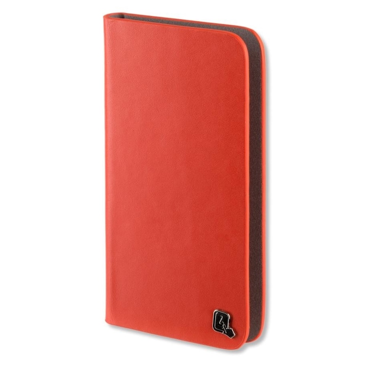 Калъф 4smarts Ultimag Luxury Book Marbella Universal Case за смартфони до 5.2 инча, Оранжев