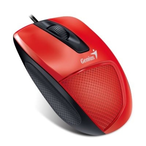 Mouse Optic Genius DX-150X, 1000 DPI, USB, Rosu
