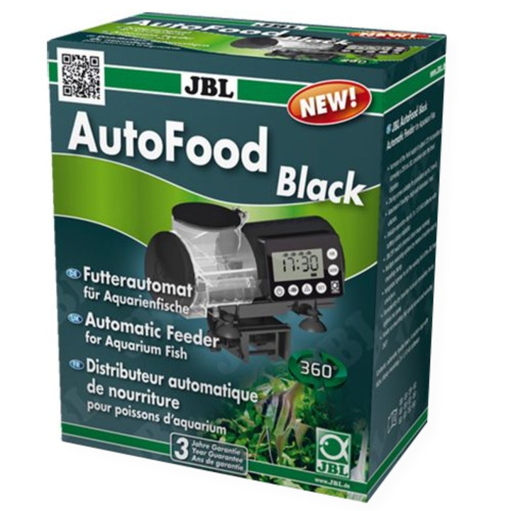 Hranitor automat JBL Autofood, Negru