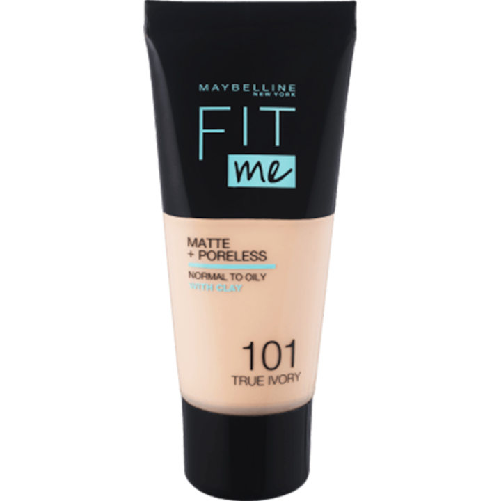 Fond de ten Maybelline Fit Me! Matte & Poreless, 101 True Ivory