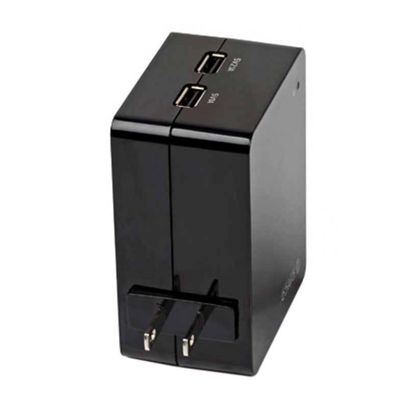 Incarcator priza Orico DCA-2U, 2xUSB, 1A/2.1A, Black