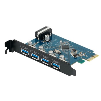 Card PCI-Express adaptor Orico PVU3-4P, 4 port-uri, USB 3.0 Card PCI-Express adaptor Orico PVU3-4P, 4 port-uri, USB 3.0