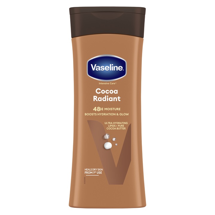 Lotiune de corp Vaseline cu unt de cacao, 400 ml