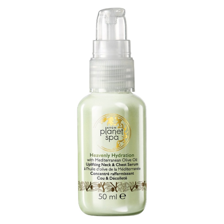 Avon Planet Spa nyak/dekoltázs hidratáló szérum olívaolajjal, 50 ml
