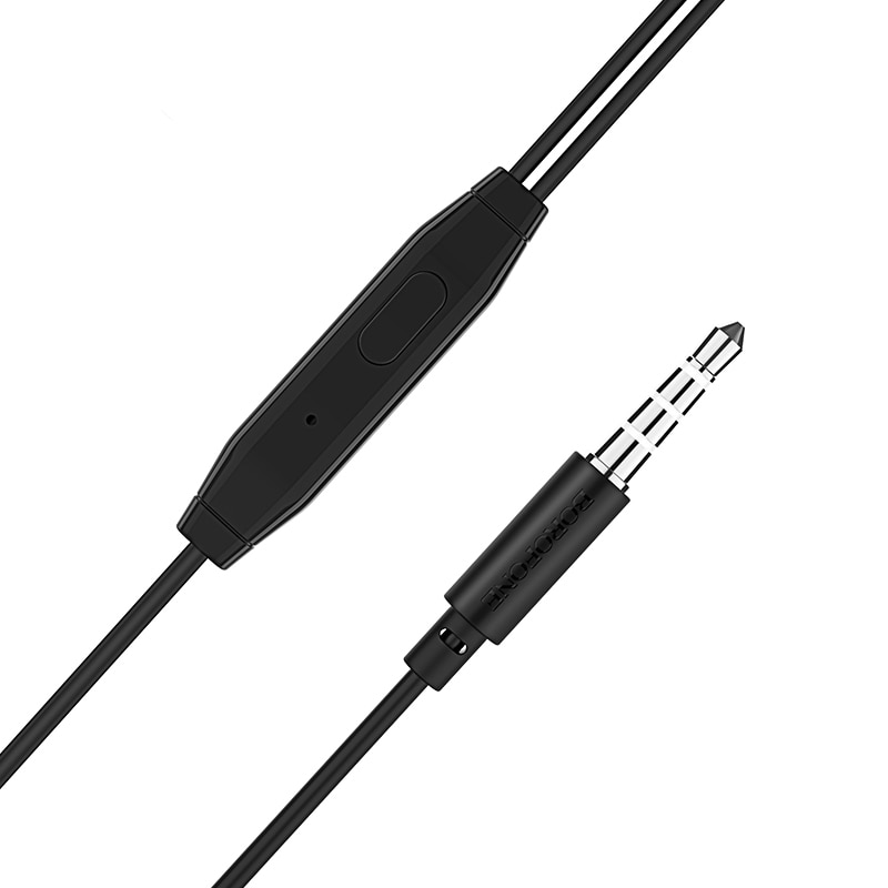 Casti Borofone BM25 Sound Edge cu microfon, Black