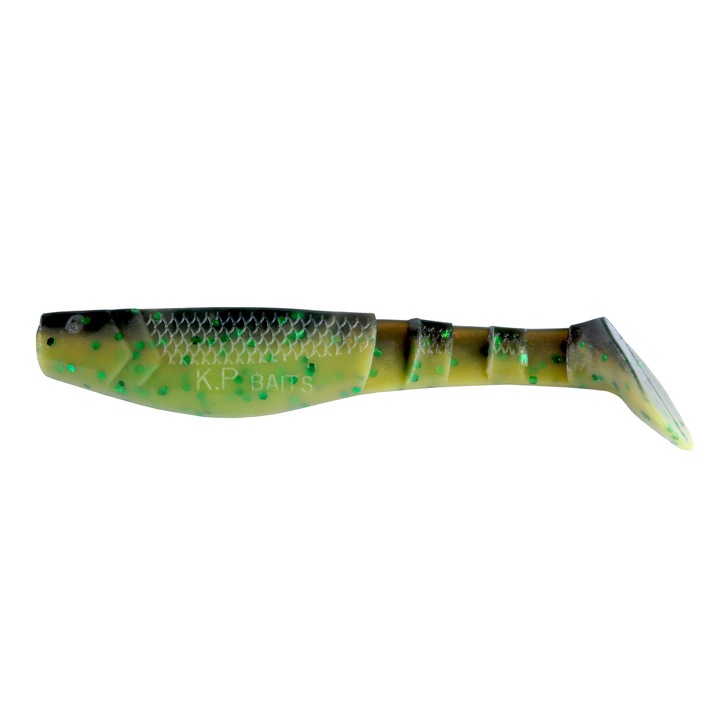 Set 5 buc Shad KP Original Shad 7.5cm, Green Pumpkin Chart
