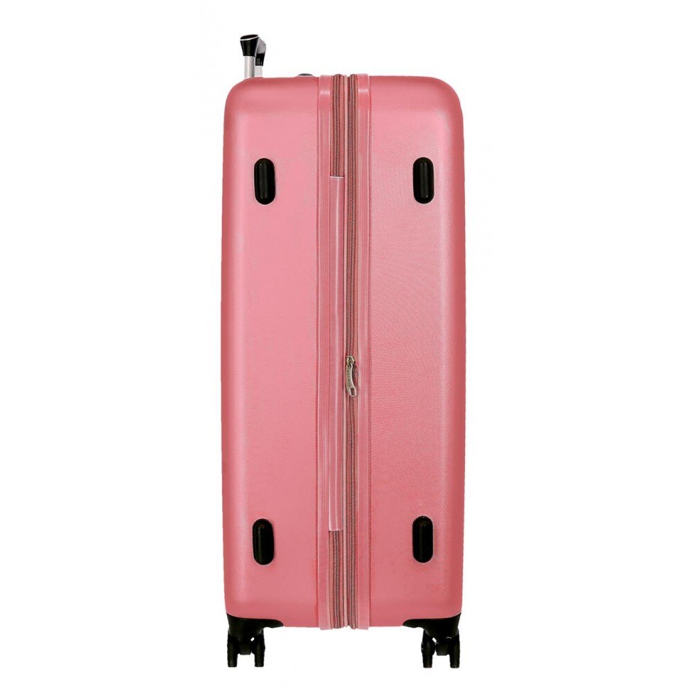 Troler Roz Troler mediu ABS, Roll Road Camboya roz, 48x68x27 cm - eMAG.ro