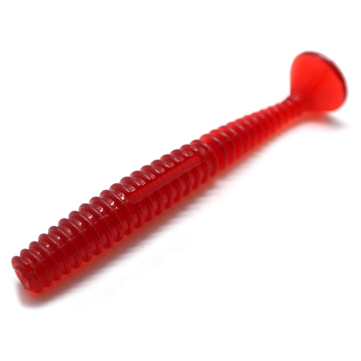 Set 10 buc Shad Damiki Tachi Shad 7cm, 1.9gr, 005DU Red