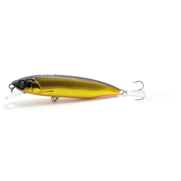 Vobler Damiki Tokon Minnow 90F, 9cm, 13gr, Slow Floating, Black Gold Holo