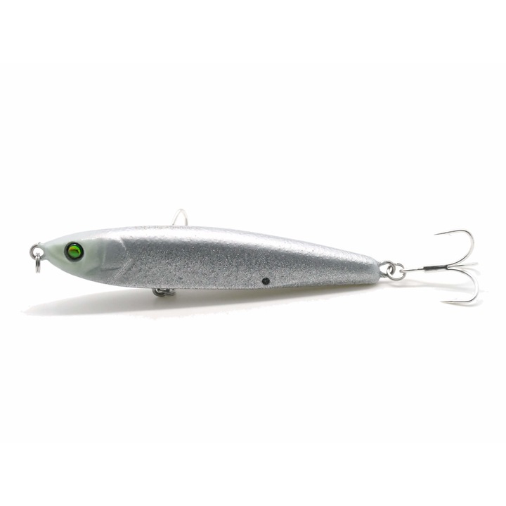 Vobler Damiki DJ Jig Minnow 85S,, 8.5cm, 23gr, Sinking, White Silver